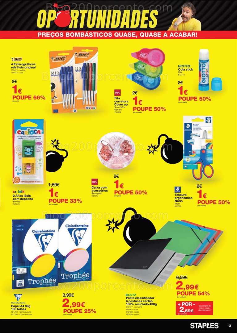 Antevisão Folheto STAPLES Promoções de 27 outubro a 2 novembro