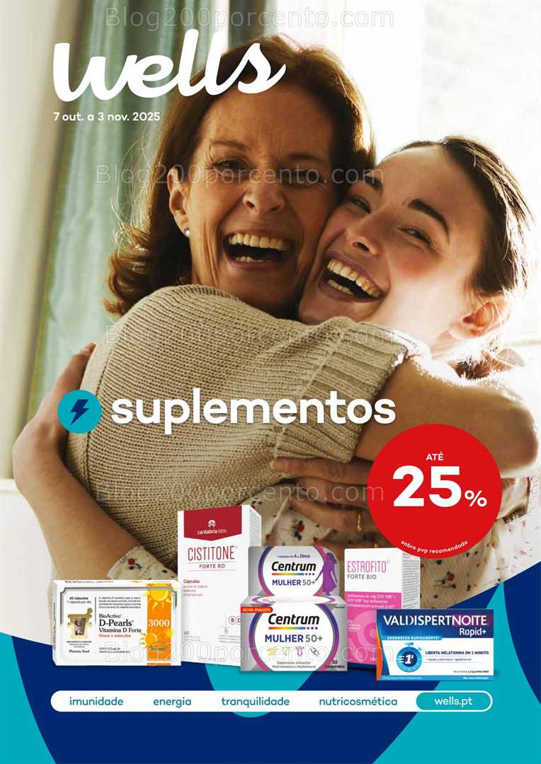 Antevisão Folheto WELLS Especial Suplementos Promoções de 7 outubro a 3 novembro