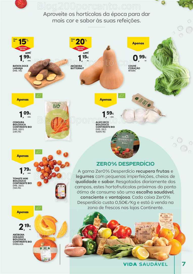 Antevisão Folheto CONTINENTE Vida Saudável Promoções de 21 outubro a 2 novembro