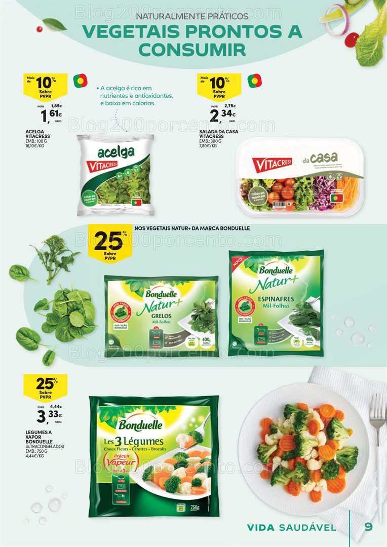 Antevisão Folheto CONTINENTE Vida Saudável Promoções de 21 outubro a 2 novembro