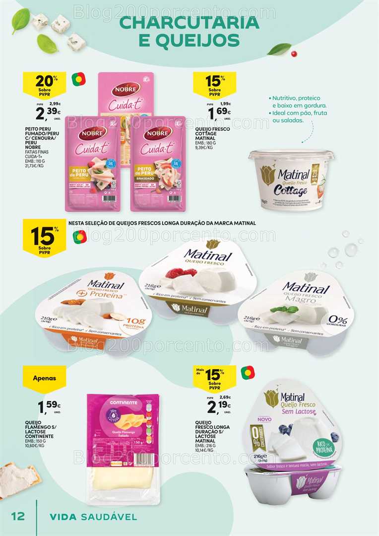 Antevisão Folheto CONTINENTE Vida Saudável Promoções de 21 outubro a 2 novembro