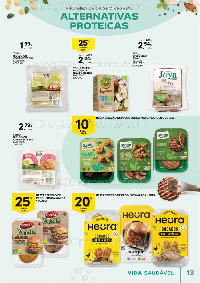 Antevisão Folheto CONTINENTE Vida Saudável Promoções de 21 outubro a 2 novembro