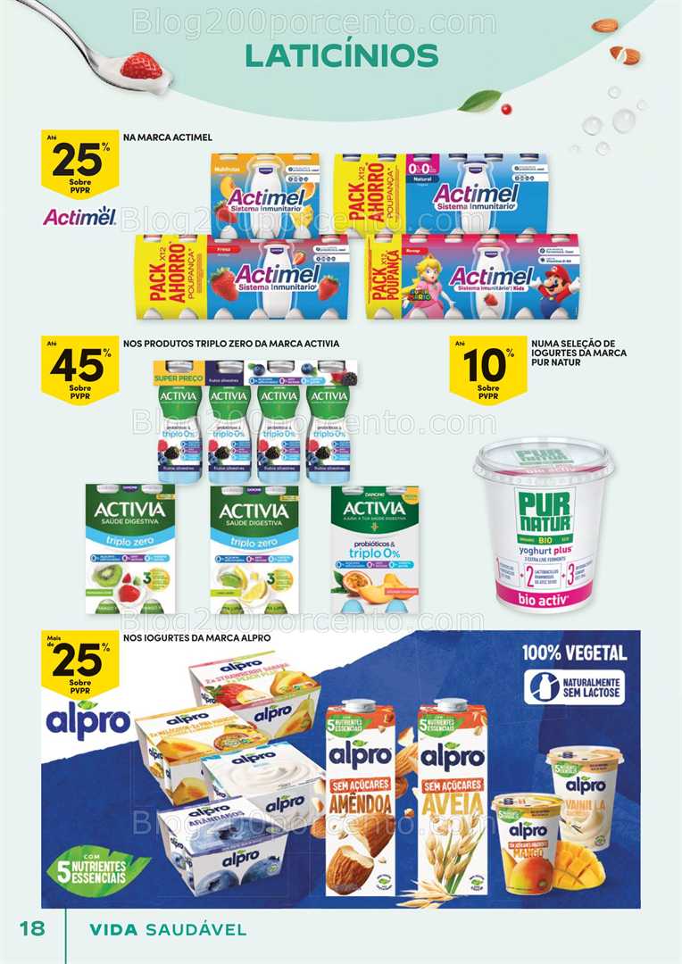 Antevisão Folheto CONTINENTE Vida Saudável Promoções de 21 outubro a 2 novembro