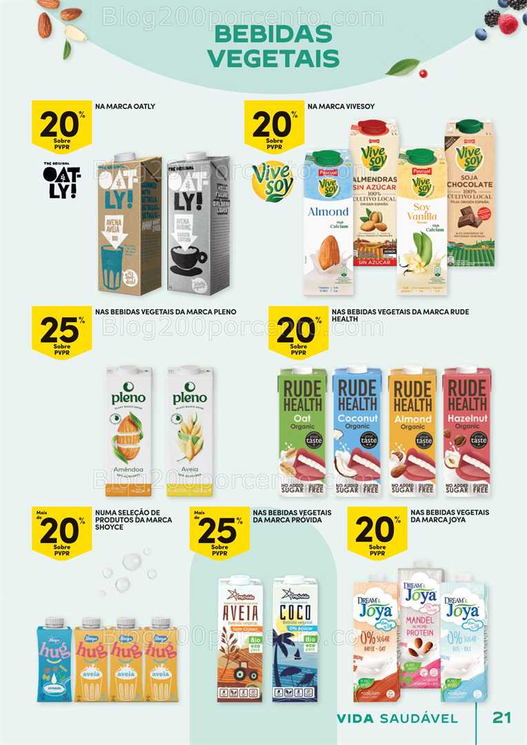 Antevisão Folheto CONTINENTE Vida Saudável Promoções de 21 outubro a 2 novembro