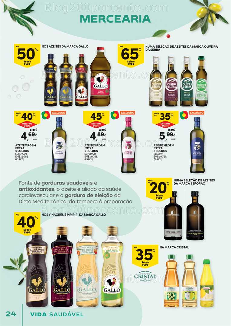 Antevisão Folheto CONTINENTE Vida Saudável Promoções de 21 outubro a 2 novembro