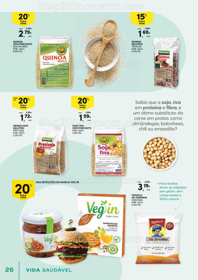 Antevisão Folheto CONTINENTE Vida Saudável Promoções de 21 outubro a 2 novembro