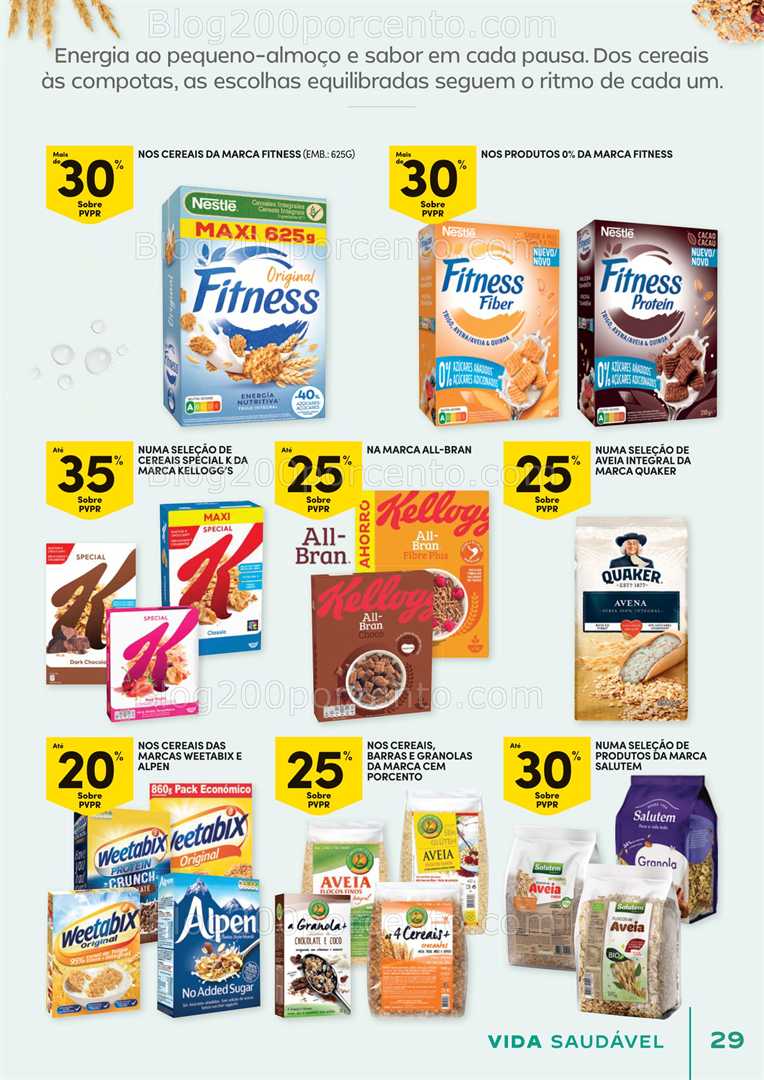 Antevisão Folheto CONTINENTE Vida Saudável Promoções de 21 outubro a 2 novembro
