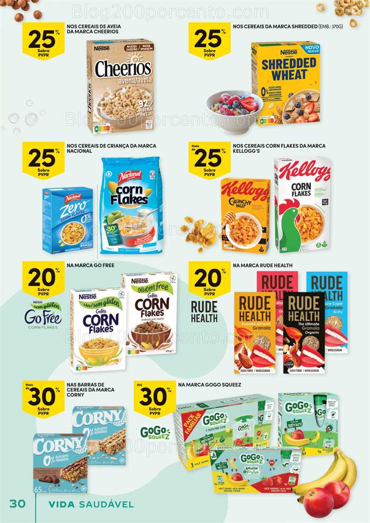 Antevisão Folheto CONTINENTE Vida Saudável Promoções de 21 outubro a 2 novembro