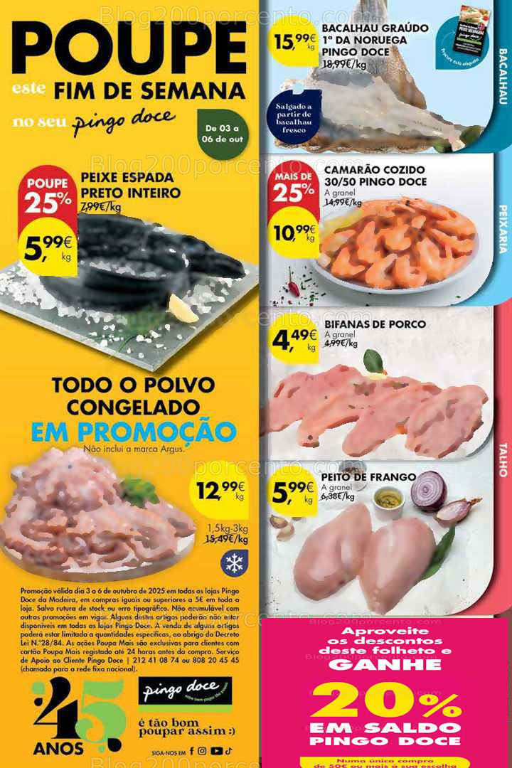 Antevisão Folheto PINGO DOCE Madeira Promoções Fim de Semana - 3 a 6 outubro