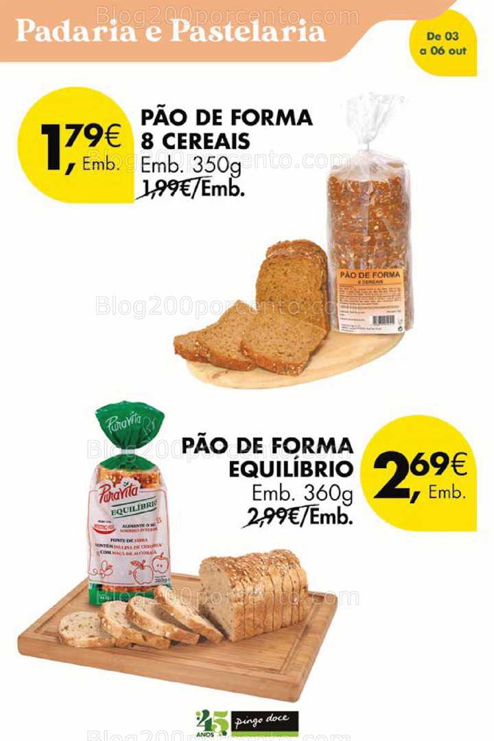 Antevisão Folheto PINGO DOCE Promoções Fim de Semana - 3 a 6 outubro