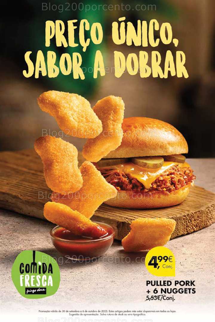 Antevisão Folheto PINGO DOCE Promoções Fim de Semana - 3 a 6 outubro