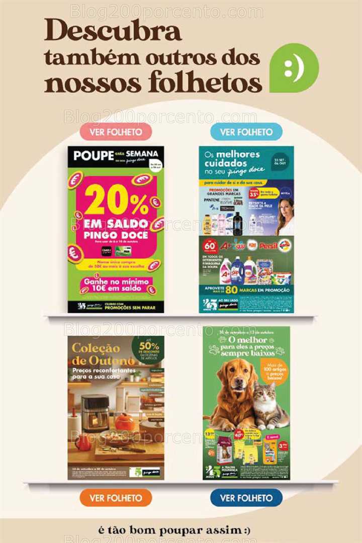 Antevisão Folheto PINGO DOCE Promoções Fim de Semana - 3 a 6 outubro