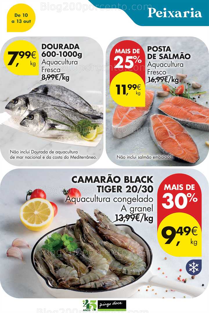 Antevisão Folheto PINGO DOCE Promoções Fim de Semana - 10 a 13 outubro
