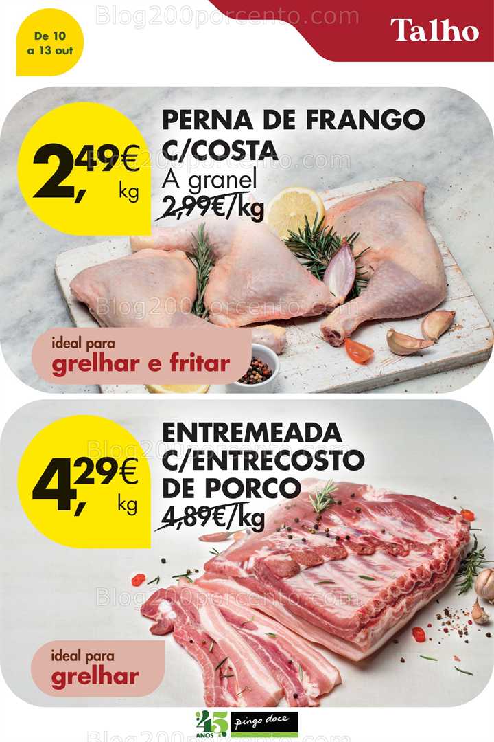 Antevisão Folheto PINGO DOCE Promoções Fim de Semana - 10 a 13 outubro
