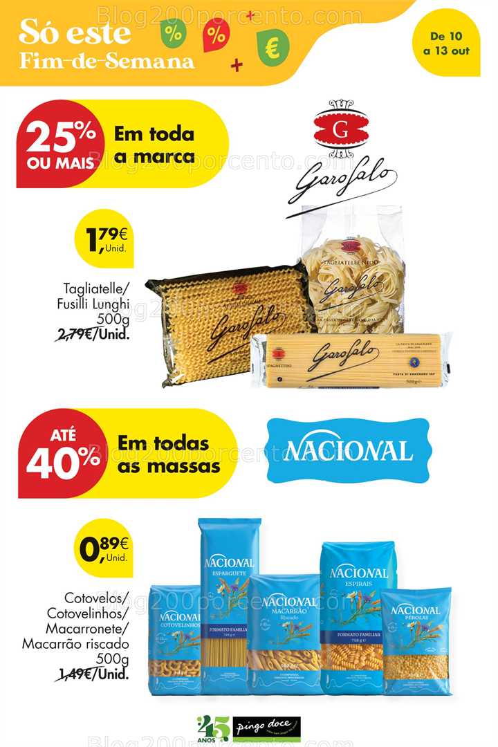Antevisão Folheto PINGO DOCE Promoções Fim de Semana - 10 a 13 outubro