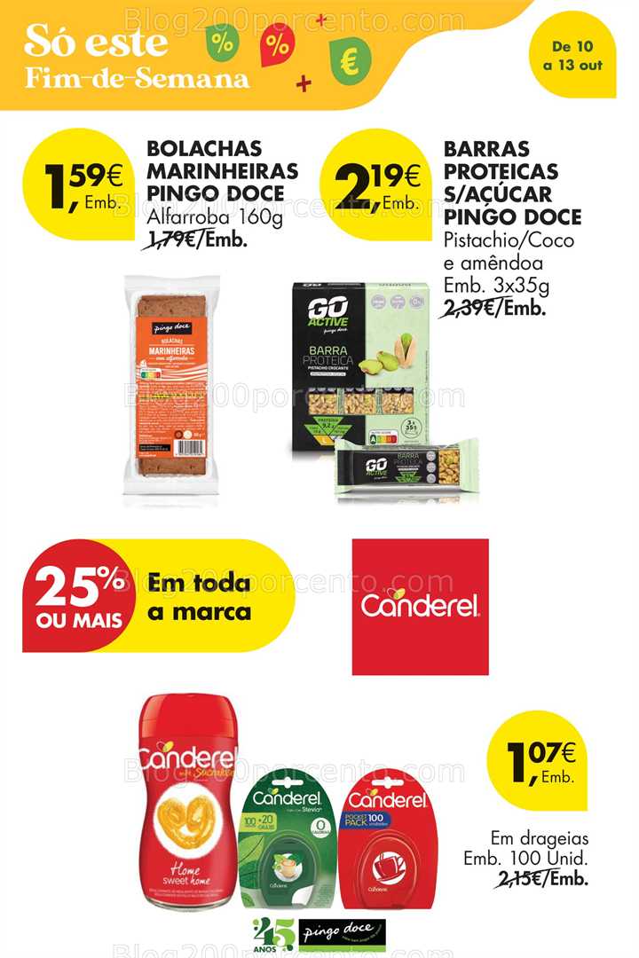 Antevisão Folheto PINGO DOCE Promoções Fim de Semana - 10 a 13 outubro