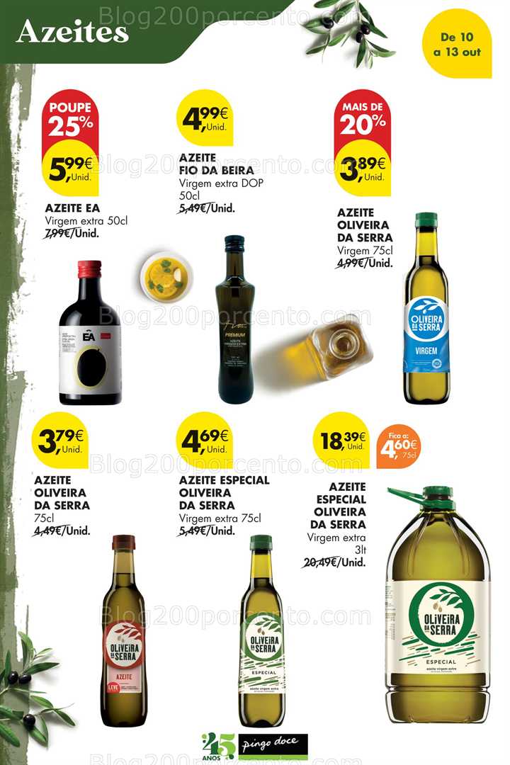 Antevisão Folheto PINGO DOCE Promoções Fim de Semana - 10 a 13 outubro