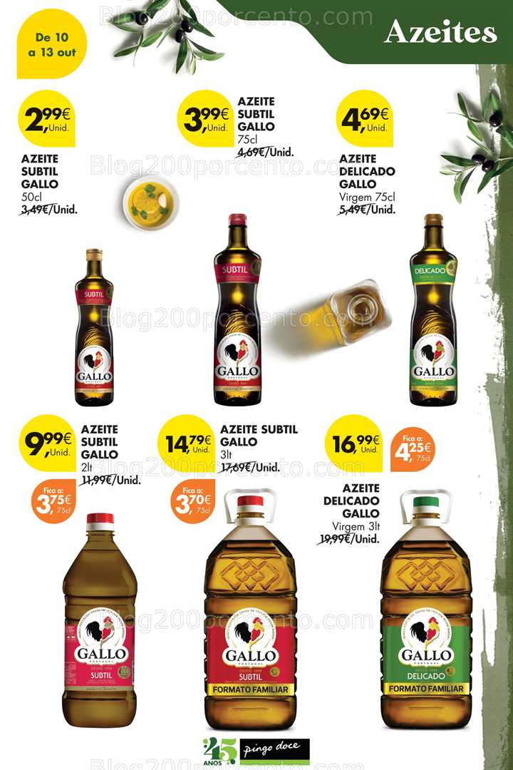 Antevisão Folheto PINGO DOCE Promoções Fim de Semana - 10 a 13 outubro