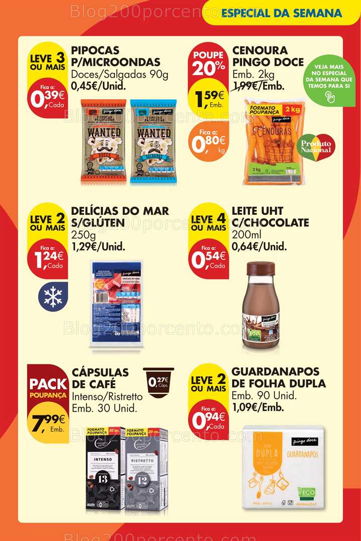 Antevisão Folheto PINGO DOCE Promoções Fim de Semana - 10 a 13 outubro