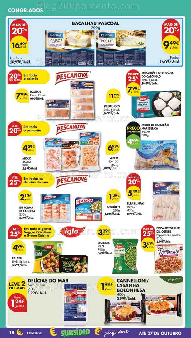 Antevisão Folheto PINGO DOCE Lojas Grandes Promoções de 7 a 13 outubro