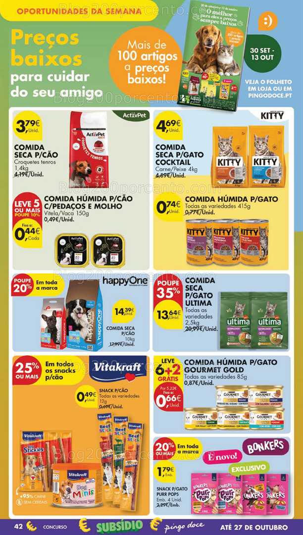 Antevisão Folheto PINGO DOCE Lojas Grandes Promoções de 7 a 13 outubro