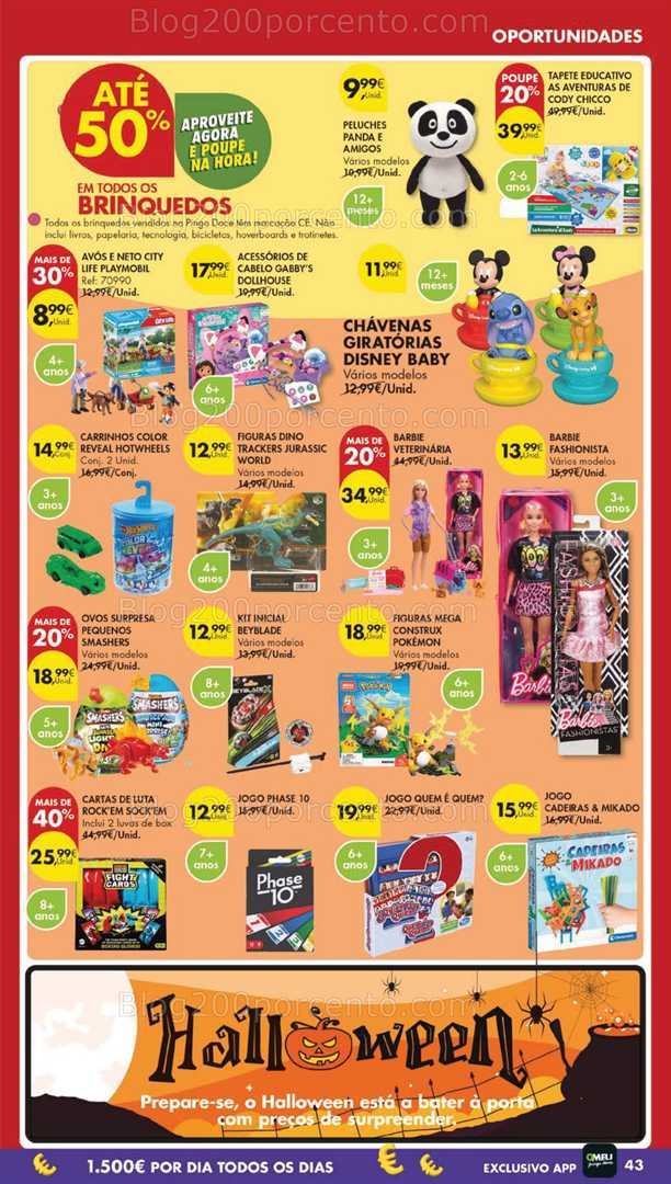Antevisão Folheto PINGO DOCE Lojas Grandes Promoções de 7 a 13 outubro