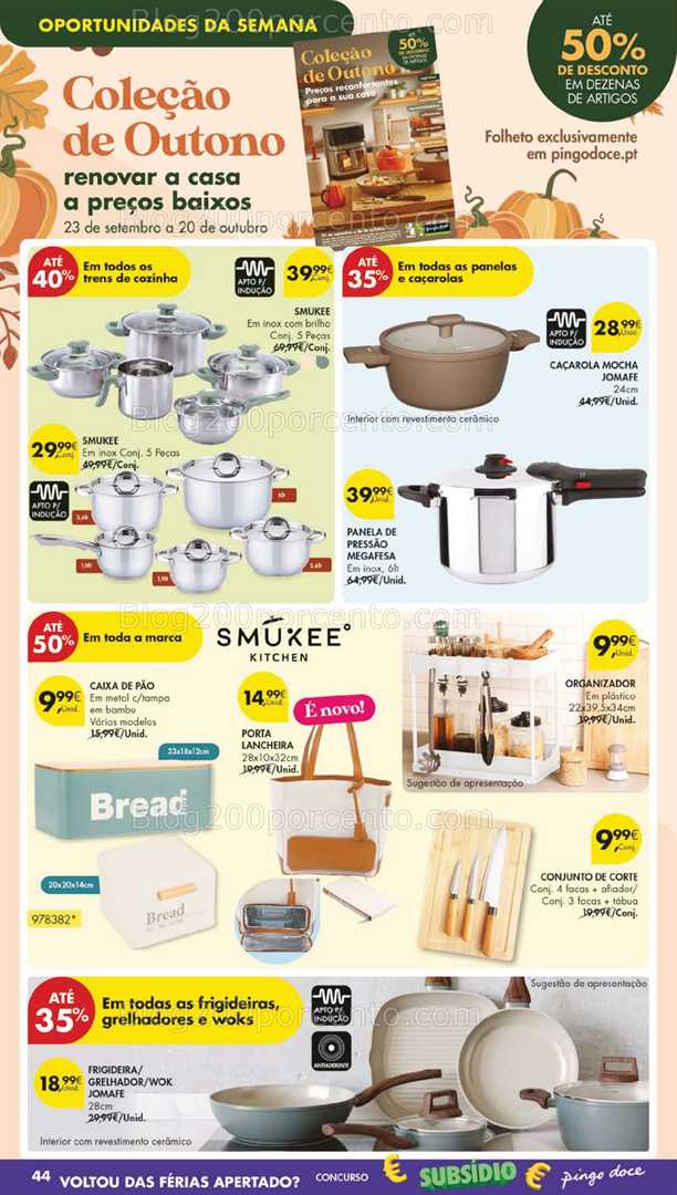 Antevisão Folheto PINGO DOCE Lojas Grandes Promoções de 7 a 13 outubro