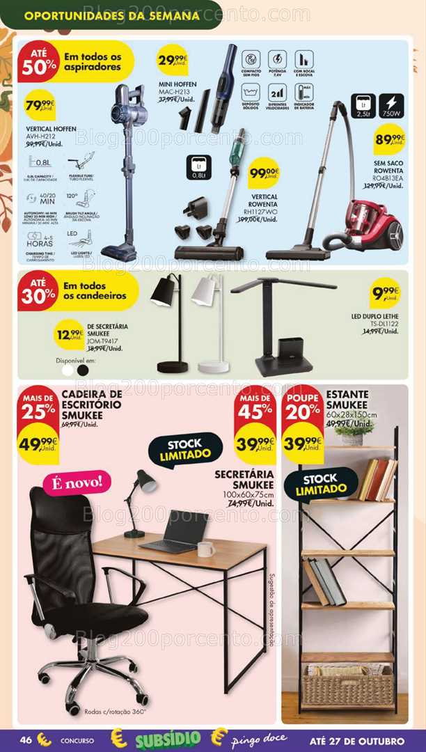 Antevisão Folheto PINGO DOCE Lojas Grandes Promoções de 7 a 13 outubro