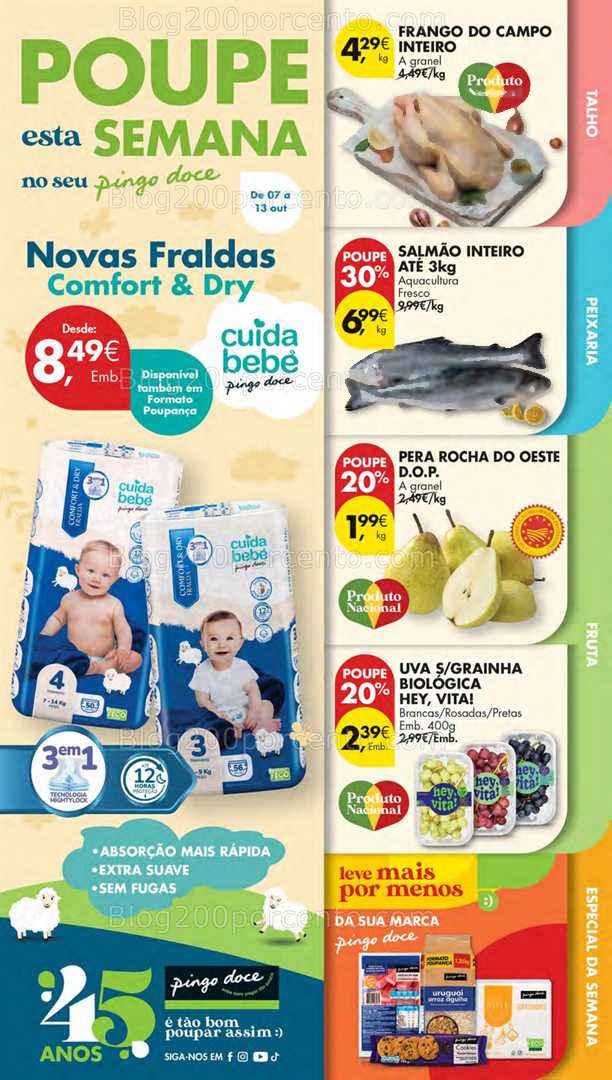 Antevisão Folheto PINGO DOCE Lojas Médias Promoções de 7 a 13 outubro - Edição Digital