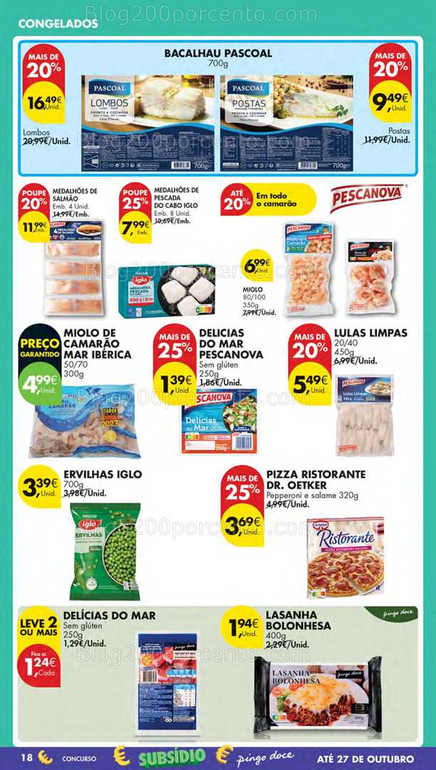 Antevisão Folheto PINGO DOCE Lojas Médias Promoções de 7 a 13 outubro - Edição Digital