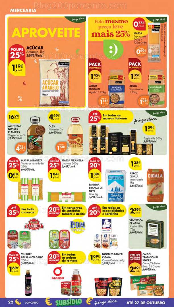 Antevisão Folheto PINGO DOCE Lojas Médias Promoções de 7 a 13 outubro - Edição Digital