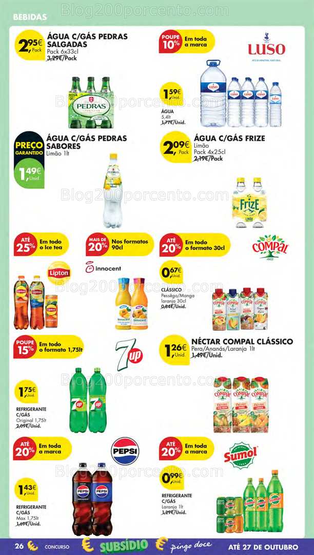 Antevisão Folheto PINGO DOCE Lojas Médias Promoções de 7 a 13 outubro - Edição Digital