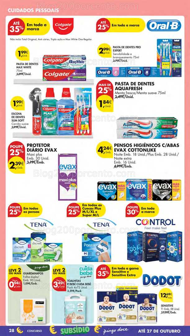 Antevisão Folheto PINGO DOCE Lojas Médias Promoções de 7 a 13 outubro - Edição Digital