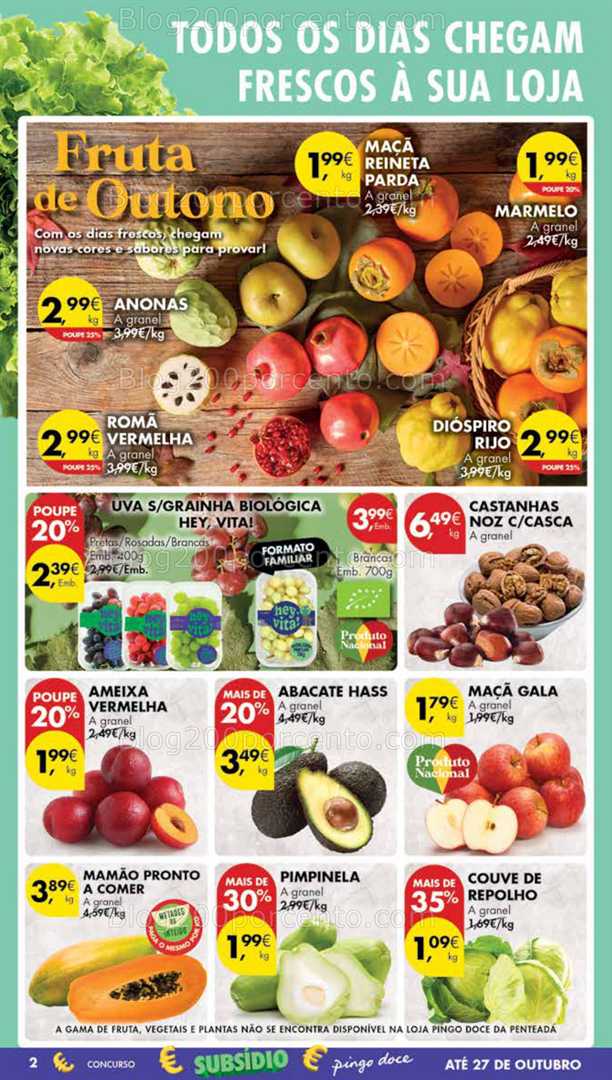 Antevisão Folheto PINGO DOCE Lojas Madeira Promoções de 7 a 13 outubro