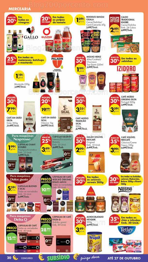 Antevisão Folheto PINGO DOCE Lojas Madeira Promoções de 7 a 13 outubro