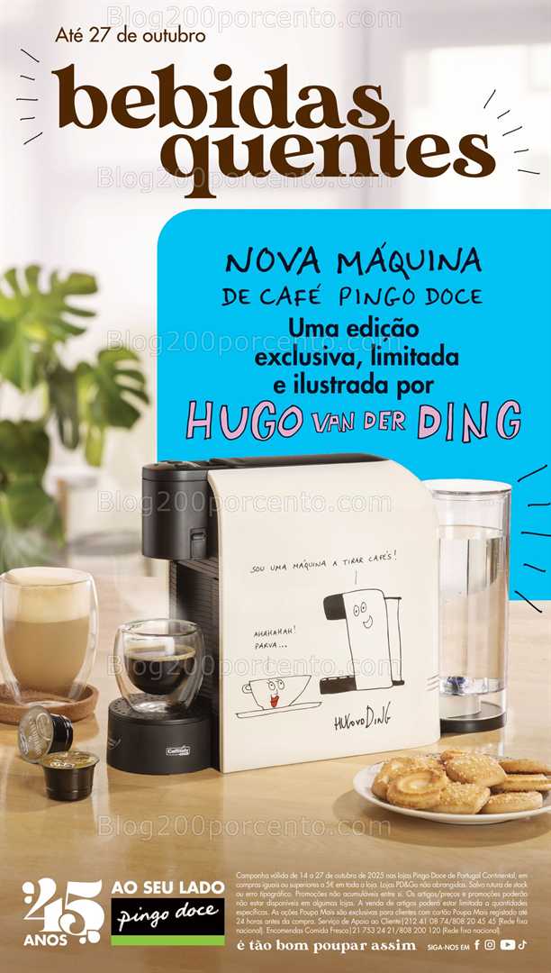 Antevisão Folheto PINGO DOCE Especial Bebidas Quentes Promoções de 14 a 27 outubro