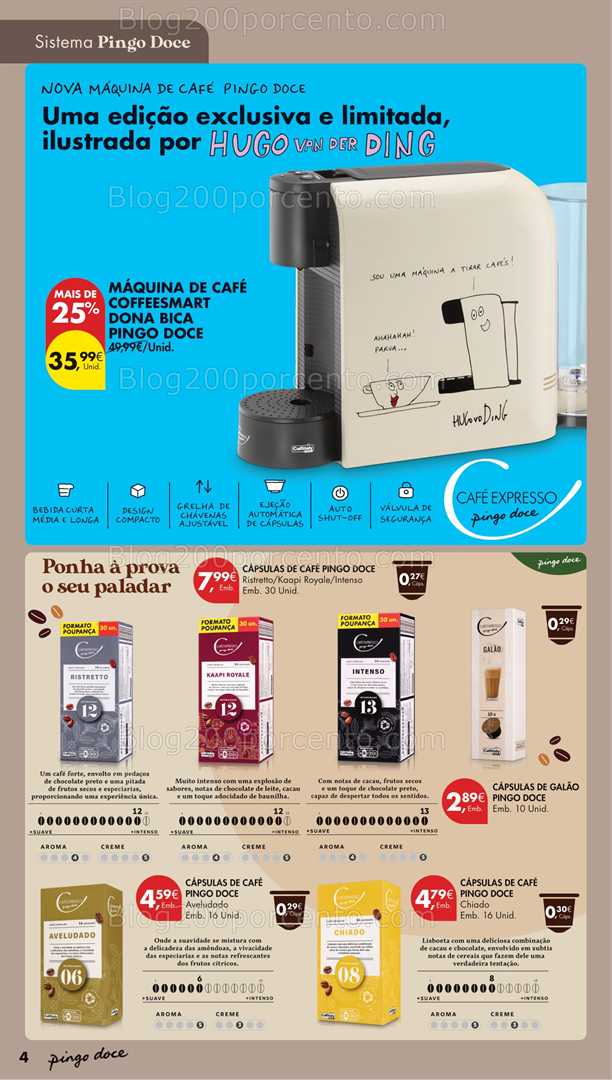 Antevisão Folheto PINGO DOCE Especial Bebidas Quentes Promoções de 14 a 27 outubro