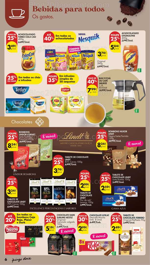 Antevisão Folheto PINGO DOCE Especial Bebidas Quentes Promoções de 14 a 27 outubro