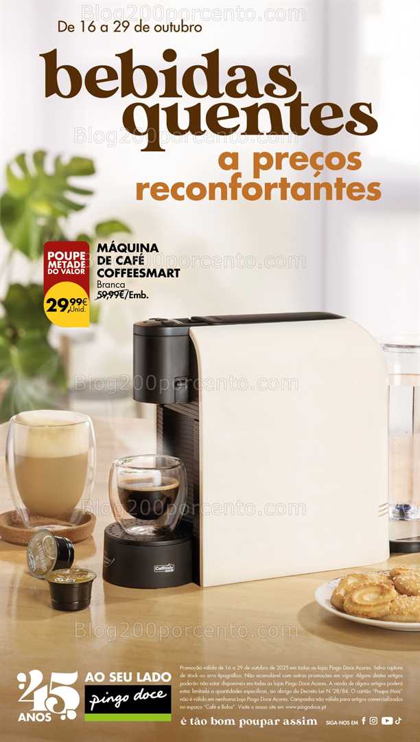 Antevisão Folheto PINGO DOCE Açores Bebidas Quentes Promoções de 16 a 29 outubro