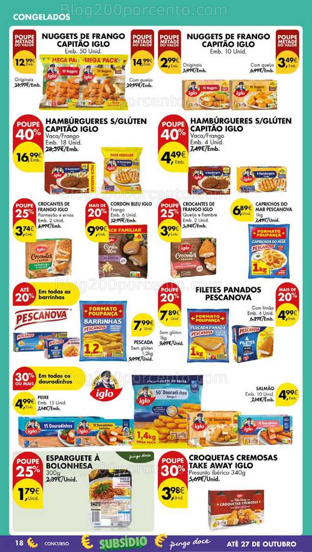 Antevisão Folheto PINGO DOCE Lojas Grandes Promoções de 14 a 20 outubro