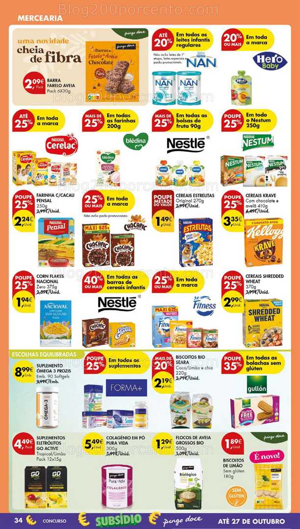 Antevisão Folheto PINGO DOCE Lojas Grandes Promoções de 14 a 20 outubro