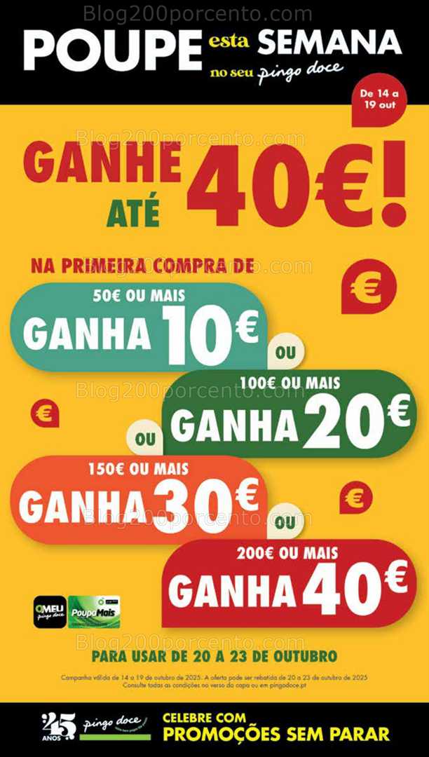 Antevisão Folheto PINGO DOCE Madeira Promoções de 14 a 20 outubro