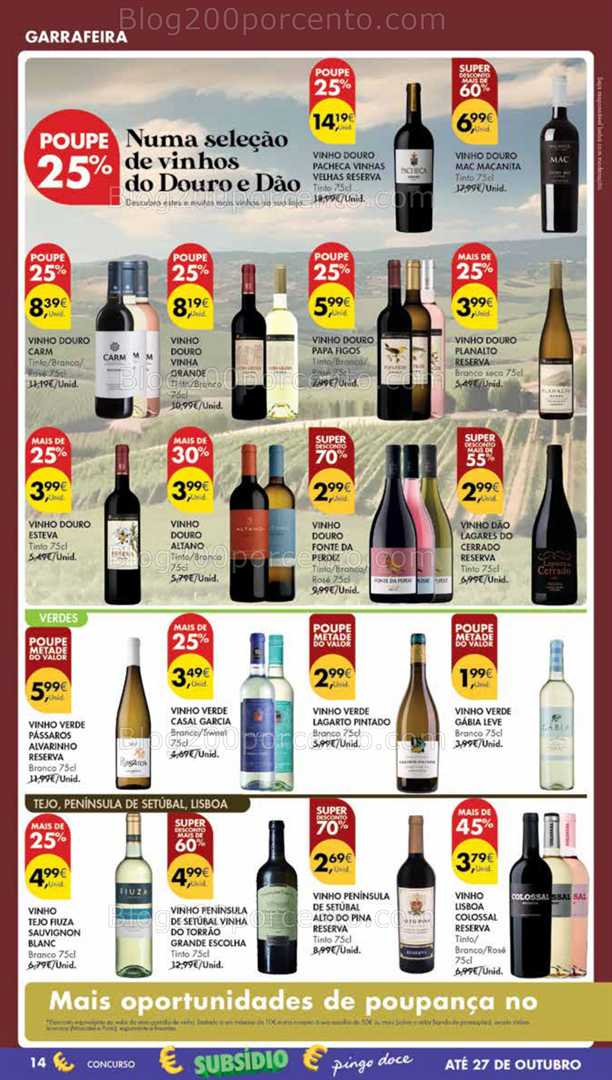 Antevisão Folheto PINGO DOCE Madeira Promoções de 14 a 20 outubro
