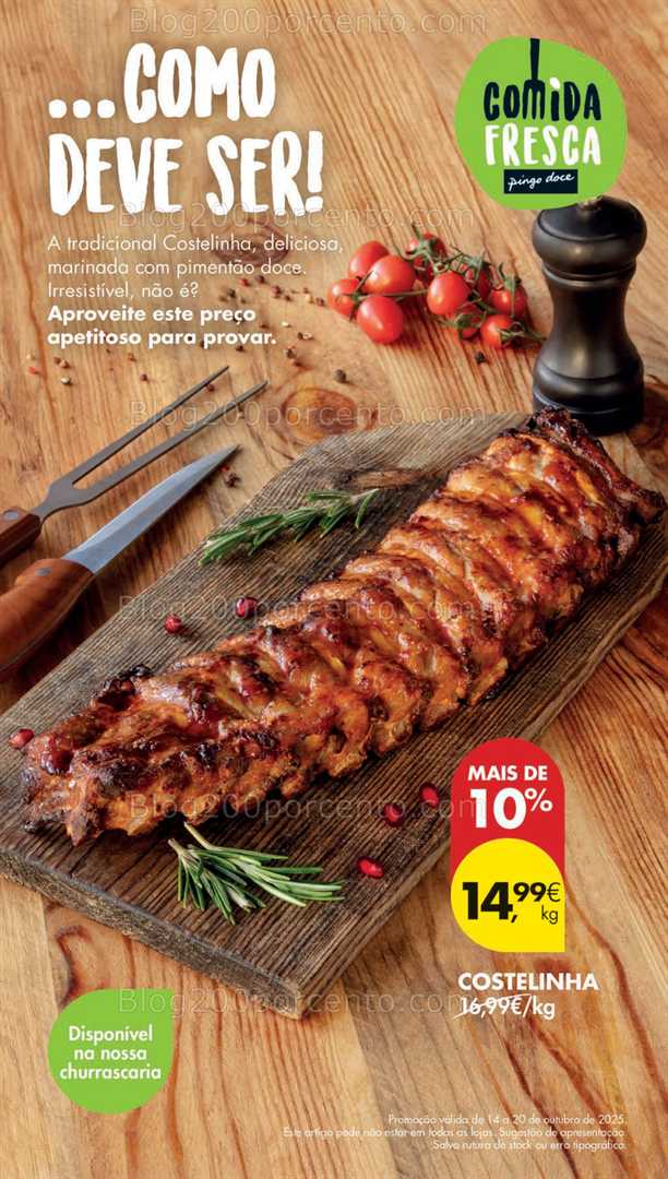 Antevisão Folheto PINGO DOCE Promoções de 14 a 20 outubro - Edição Digital