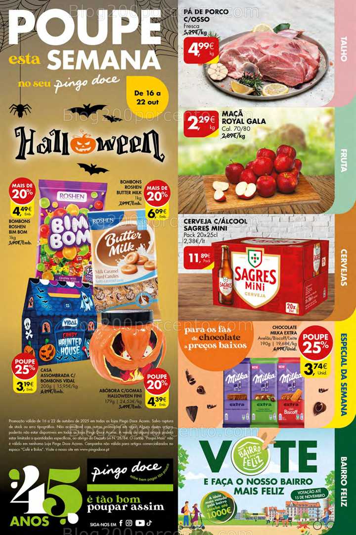 Antevisão Folheto PINGO DOCE Açores Promoções de 16 a 22 outubro