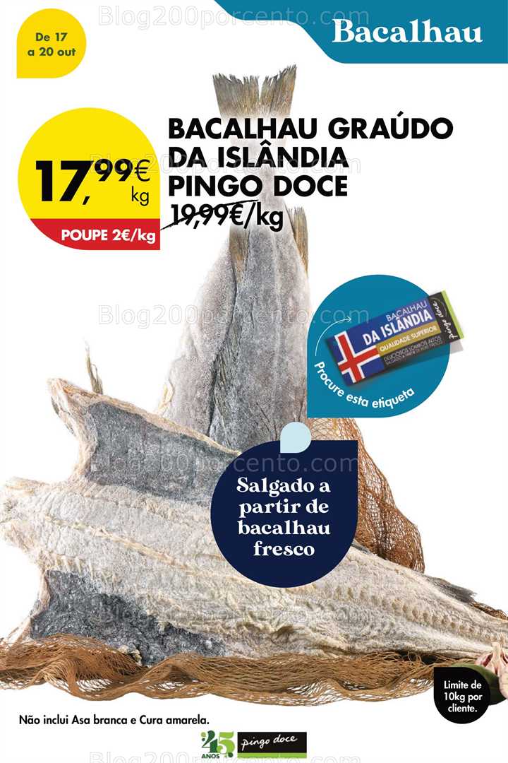 Antevisão Folheto PINGO DOCE Promoções Fim de Semana - 17 a 20 outubro