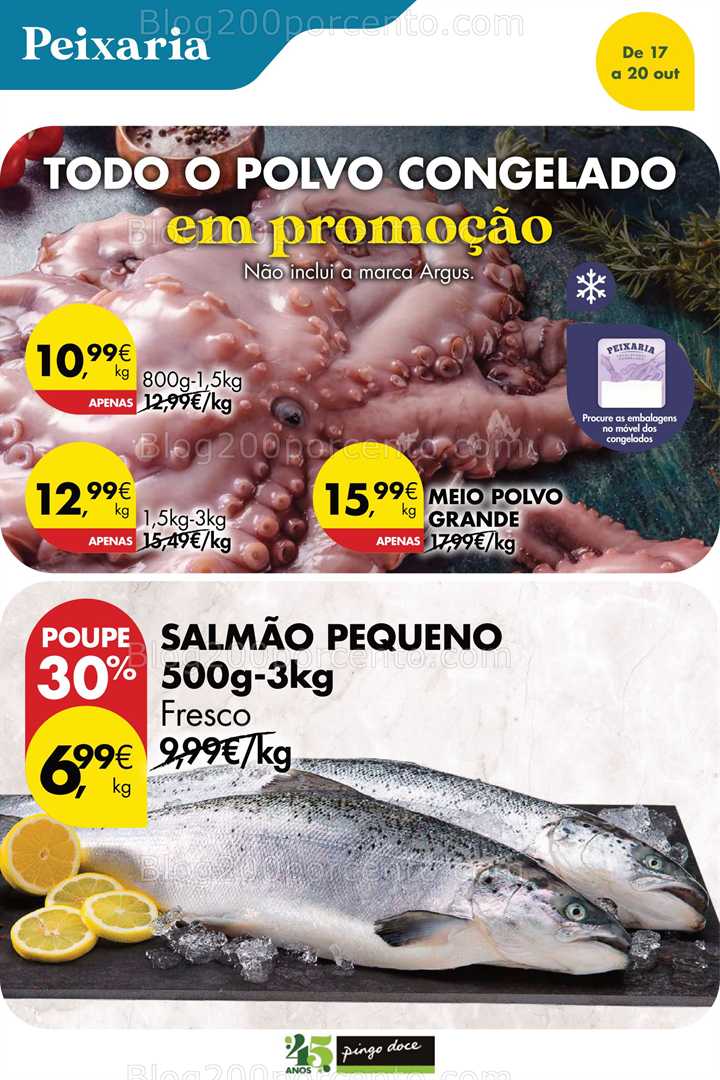 Antevisão Folheto PINGO DOCE Promoções Fim de Semana - 17 a 20 outubro