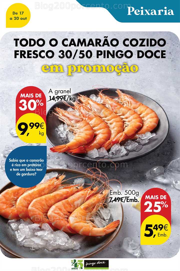 Antevisão Folheto PINGO DOCE Promoções Fim de Semana - 17 a 20 outubro