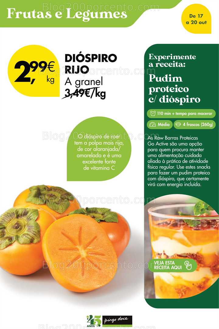 Antevisão Folheto PINGO DOCE Promoções Fim de Semana - 17 a 20 outubro