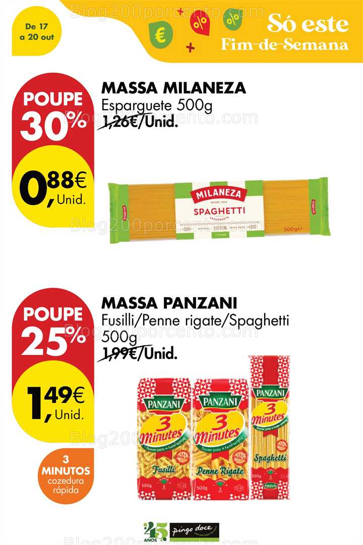 Antevisão Folheto PINGO DOCE Promoções Fim de Semana - 17 a 20 outubro